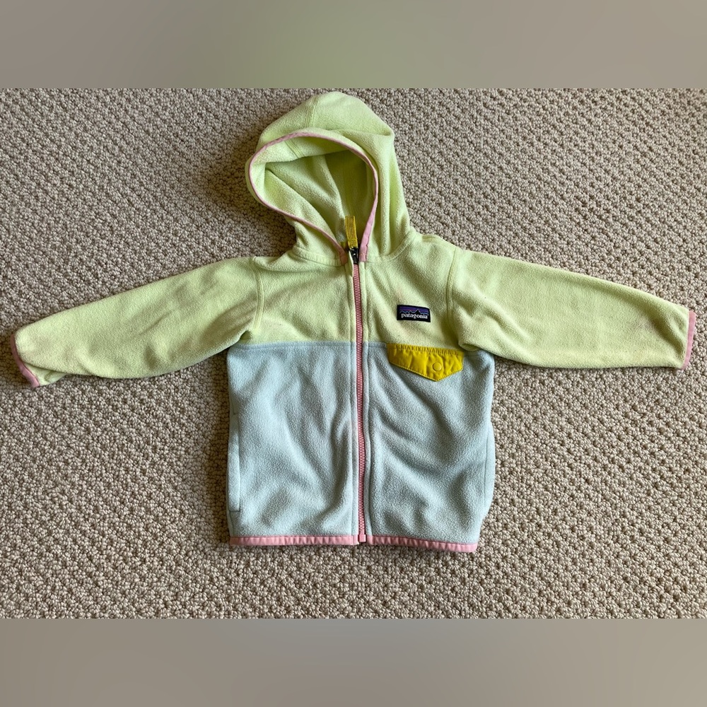 Patagonia fleece jacket, size 12-18 months